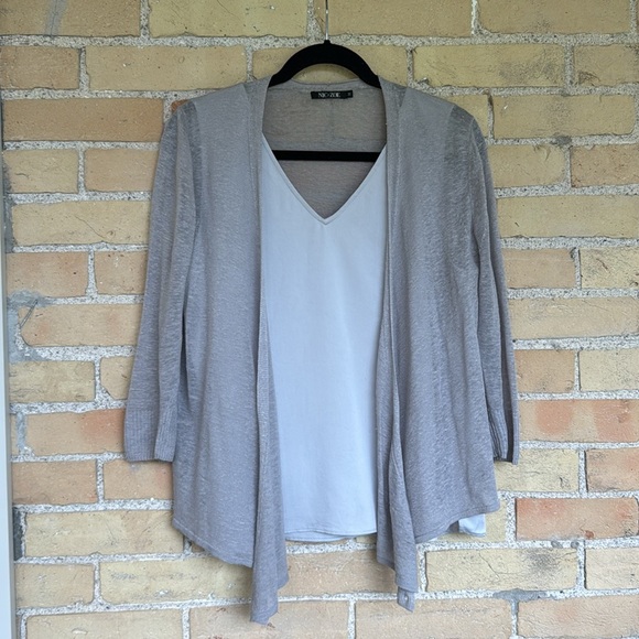 NIC&ZOE Elegant Gray Modal Sleeveless Top - Picture 5 of 5